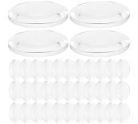 Lentille Optique Convexe Transparente Double Face 50 Pièces 1 Pouce