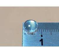 Lentille Optique LED de diamètre 4MM à 13MM, lentille planoconvexe en Verre, résistance aux Hautes températures, lentilles en Verre à Longueur focale réglable 1 pièce(D 8MM x H3.2MM)