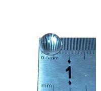 Lentille Optique LED de diamètre 4MM à 13MM, lentille planoconvexe en Verre, résistance aux Hautes températures, lentilles en Verre à Longueur focale réglable 1 pièce(D 7.8MM x H4.2MM)