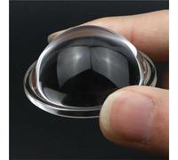 Lentille Optique Plano-Convexe en Verre for Lampe Torche LED, projecteur, Lampe de Voiture, diamètre extérieur 12,6 mm - 50 mm, 1 pièce(D52 H26 E3)