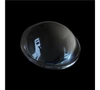 Lentille optique transparente 1 lentille optique convexe plate en verre borosilicaté, transparente for projecteur