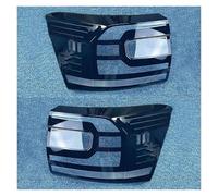 Lentille Phare Lentille pour VW pour Tacqua 2020 2021 2022 2023, Couvercle Feu Arrière Extérieur Coque Feux Freinage Remplace L'abat-Jour d'origine Cache Lentille Phare Avant(2PCS Left and Right)