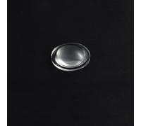 Lentille plate-convexe de 30/44/54/66 mm diamètre, lentille en verre plano-convexe à angle réglable, convexe convergence focale 1 pièce (44 mm)(44mm)