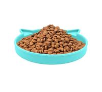 Lentille pour chats en silicone - Interactive Ergonomique antidérapante - Lent pour animaux, pour sol propre, digestion, chatons, nourriture sèche et humide, salon, extérieur, heure du repas