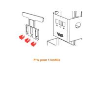 Lentille rouge rectangulaire CLASSIC v2 421944091431 GAGGIA