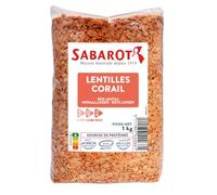 Lentilles corail - Sachet 1kg - Sabarot