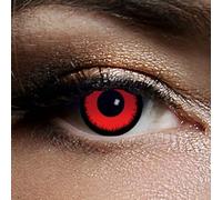 Lentilles Couleur 3M Halloween Lentilles rouge Maquillage Zombie, Vampire, Maquillage De Halloween Rouge - sans correction