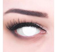 Lentilles couleur blanche - Lentille blanches/Total Blind White Mentalist HALLOWEEN CRAZY LENS (sans correction) MERALENS