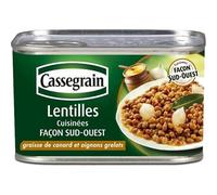 Lentilles cuisinées façon Sud-Ouest Cassegrain - 410 g