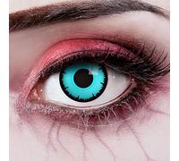 lentilles de contact aricona lentilles de couleur - Lentilles annuelles de couleur bleue - Lentilles de contact Halloween bleues sans résistance - sans correction