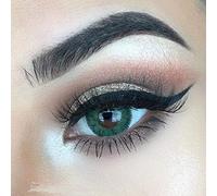 Lentilles De Contact De Couleur Ever Green 3T 12 Mois FreshTone Kit De Rangement Boitier Pince applicateur sans correction