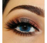 Lentilles De Contact De Couleur Sky Blue 1 Tons Avizor Solution Multifonctions 10ml Kit De Rangement Couleur Aléatoire Boitier Pince Et Applicateur Offert 12 Mois Sans Correction