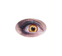Lentilles de contact Loup Garou - PTIT CLOWN - Rouge avec iris jaune - Adulte