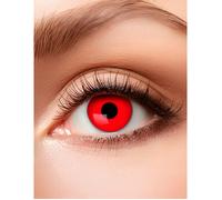 Lentilles de contact sans correction fantaisie oeil rouge adulte