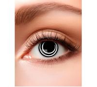 Lentilles de contact Spirale Noire et Blanche