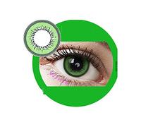 lentilles de couleur 2 tons annuelles souples vert sans correction fantaisie 1 an freshtone cutie (green)