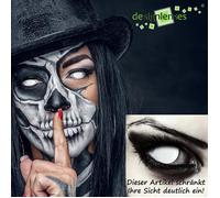 Lentilles de couleur - Designlenses - Blanc - Halloween - Cosplay - Adulte