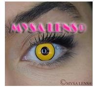 Lentilles De Couleur - Lentilles Couleur Crazy Lens Cosplay ""mysa Lens®"" Yeux Jaune Manson Cercle Noir / Oeil