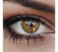 Lentilles De Couleur Marron Naturelles Colorées Très Haute Opacité New York Hazel + Étuis À Lentilles De Contact I 1 Paire(2 Pièces) I 90 Jours I Sans Correction I 0,00 Dioptries