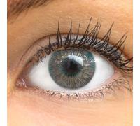 Lentilles De Couleur Verdi Naturelles Colorées Très Haute Opacité(Bilbao Emerald)+Étuis À Lentilles De Contact 1 Paire(2 Pièces) 90 Jours Sans Correction 0,00 Dioptries