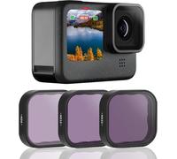 Lentilles De Filtre Nd8 Nd16 Nd32 Pour Gopro Hero 9 Hero 10 Hero 11 Black, Kit De Protection De Lentille De Filtre À Densité Neutre Pour Accessoires Gopro Hero 9/10/11 Black[Z3106]