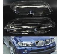 Lentilles De Phare Pour BMW Pour X5 E53 2004 2005 2006 2007 Couvercle Lentille Phare Voiture Paire Coque Remplacement Phare Verres De Phare