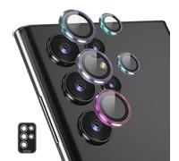 Lentilles de Protection en Verre Trempé Samsung Galaxy S24 Ultra 5G avec Anneau ENKAY