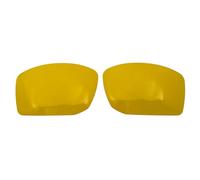 Lentilles de rechange pour lunettes de soleil Oakley Gibston OO9449/polarisées de 1,5 mm/faciles à installer, Jaune non polarisé, 61*39mm