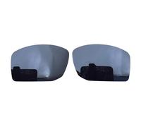 Lentilles de rechange pour lunettes de soleil Oakley Gibston OO9449/polarisées de 1,5 mm/faciles à installer, Noir chromé, 61*39mm