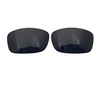 Lentilles de rechange pour Oakley Fives Squared OO9238 | Fives Square Asian Fit(AF) OO9214/polarisé 1,5 mm/facile à installer, Noir , 53*33mm