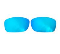 Lentilles de rechange pour Oakley Fives Squared OO9238 | Fives Square Asian Fit(AF) OO9214/polarisé 1,5 mm/facile à installer, bleu, 53*33mm