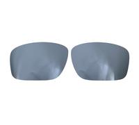 Lentilles de rechange pour Oakley Mainlink OO9264-57 mm lunettes de soleil polarisées 1,5 mm / faciles à installer, Sliver, 57*42mm