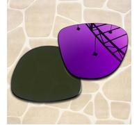 Lentilles De Remplacement Polarisées Anti-Rayures,Pour Lunettes De Soleil Oakley Frogskins Xs Oj9006 53mm - Type Violet