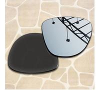 Lentilles De Remplacement Polarisées Anti-Rayures,Pour Lunettes De Soleil Oakley Frogskins Xs Oj9006 53mm - Type Silver Chrome