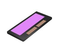 Lentilles de soudage avec atténuation automatique, verres de soudure avec blindage automatique de lumière de couleur véritable, pièces de rechange réglables pour casque