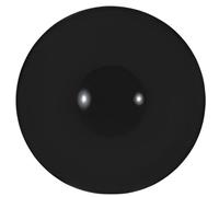 Lentilles Fantaisies Halloween Iris Noir - PARTY PRO - Souples - Port journalier