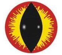 Lentilles Fantaisies Halloween - PARTY PRO - Iris Diable Rouge - Réutilisable 6 mois - Décoratives