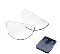 Lentilles Lecture Grossissantes Adhésives for Lunettes, Lentilles Lunettes Lecture Adhésives, Presbytes Réutilisables Bifocales, for Soleil, Sport, Ski(+225)