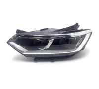 Lentilles pour phares avants Avec LED Pour VW Pour Passat B8 2014 15 16 17-2020 Phare Avant Pare-chocs Assemblage Lampe Frontale Coques De Phares(La gauche)