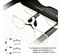 Lentilles RX personnalisées pour RayNeo Air 4 4Pro Air 2S Air 3S 3SPro Myopie Astigmatisme Inserts sur ordonnance Anti-lumière bleue Anti-reflet RX