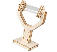 Lentilles triangulaires avec support en bois pour expériences d'optique, appareil de physique, aide pédagogique, lentilles de démonstration avec support