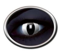 Lentilles Uv Chat Blanc Fluo 12 Mois Zoelibat - Blanc / noir Blanc G