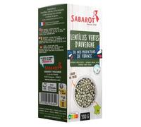 Lentilles vertes d'Auvergne étui 500g Sabarot