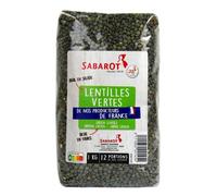 Lentilles vertes de France sachet 1kg Sabarot