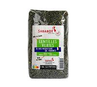 Lentilles vertes de France - Sachet 1Kg - Sabarot