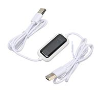 LenTLy Câble de Transfert de Données, Large applicabilité, Haute Vitesse, Plug and Play, PC à PC, Câble de Transfert USB partagé pour PC