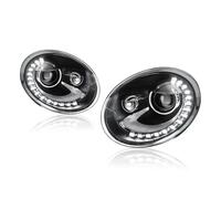 LENTLY Feux Phares Avant Phares De Voiture À LED Pour VW Pour Beetle 2013-2018 Feux De Jour Dynamiques Accessoires De Voiture Plug And Play(No Bulb)