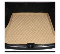 LENTLY Tapis Coffre Pour VW Pour Touareg 7P 2011 2012 2013 2014 2015 2016 2017 2018 Tapis De Coffre Voiture Anti-sale En Cuir Durable Protection(Beige,Size2)