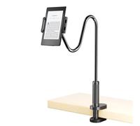 LenTok Support de tablette pour lecture Kindle au lit - Flexible - Col de cygne - Bras de chevet pour téléphone et tablette - Compatible avec Kindle Paperwhite/Voyage/Oasis/Kids, Kobo, iPad Mini,