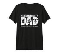 L'entomologiste Dad The Idol The Myth Bug Hunters Entomologiste T-Shirt Haut de Gamme